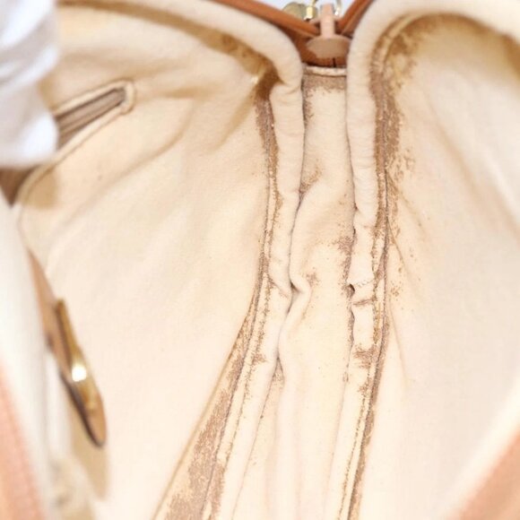 GUCCI Micro GG Supreme Shoulder Bag PVC Beige Gold 007 89 1113 Auth BA7112 - Picture 12 of 16